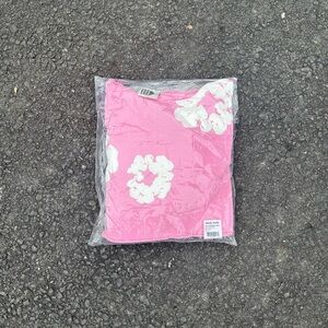 pink denim tears hoodie